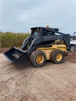 New Holland LS180 Skid Steer w/Cab (2,422hrs)