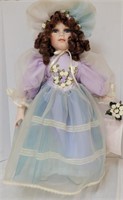 Porcelain Doll 25" tall