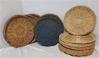 15pc. Woven Paper Plate Holders