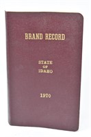 1970 Idaho State Brand Board Book - Western