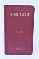 1950 Idaho State Brand Board Book - Western