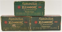 3 Collector Boxes of Remington .35 Rem Ammunition