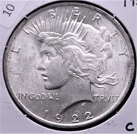 1922 PEACE DOLLAR CH BU