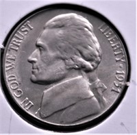 1951 S JEFFERSON NICKEL  GEM BU