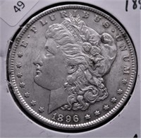 1896 MORGAN DOLLAR  AU