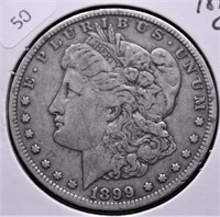 1899 O MORGAN DOLLAR  AU