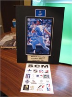 George Brett Signed Photo 8 x 10 Matted with COA