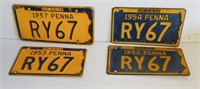 OLD LICENSE PLATE