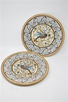 2-METTLACH VILLEROY & BOCH Pottery Charger Plates