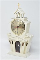 MasterCrafters Animated Wall Clock w Bell & Cross