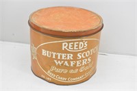 "Reeds Butterscotch Wafers" Vintage Can
