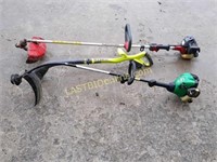 2 Gas - Powered & 1 Electric Weed Eater
