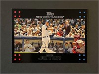 2007 Topps #40 Derek Jeter w/ Mantle & Bush NM-MT