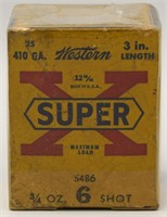 Collectors Box Of 25 Rds Western Super-X 3" .410