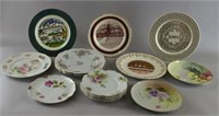 A Group Of Souvenir And Decorative Plates