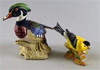 Boehm Goldfinch And Wood Ducks Figurine