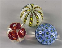 Group Of Italian Murano Paperweights