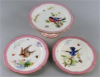 Royal Worcester Bird And Butterfly Compote