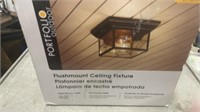 Portfolio outdoor Litshire- flushmount ceiling