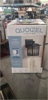 Quoizel one might know later black finish clear