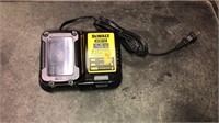 Dewalt 20 V Max lithium ion battery and charger.