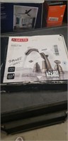 Delta faucet Windermere rushed nickel finish good