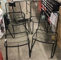 4 Style Selection Patio Chairs. Slight scuff and