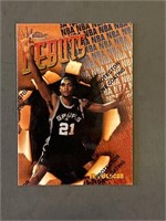 1997 Topps Finest Debuts 101 Tim Duncan RC Coating
