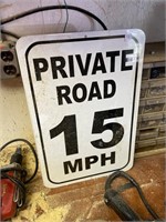 2 Private Road Signs