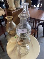Three Old Oil Lamps