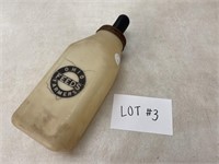 Vintage calf feeder bottle