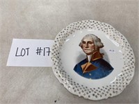 Antique George Washington plate