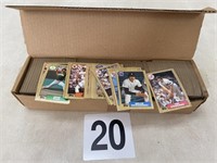 Box of 1987 Topps baseball cards