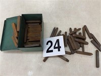 Lot of metal punches in box