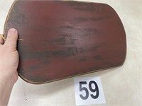 Primitive-style wooden cutting board