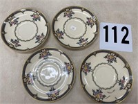 Lot of 4 saucers
