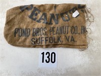 Old Pond Bros. Peanut Co. peanut sack