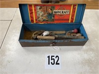 Vintage Boycraft USA tool chest with tools