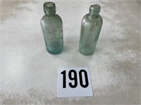 Pair of antique bottles
