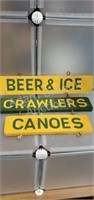 3 piece hanging wood signs