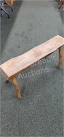 Custom-made Pine bench 8 in wide x 35 in Long x