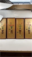 Vintage Asian Large Jade Wall Art