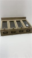 Wooden display case