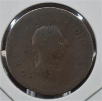 1807 Great Britain Half Penny Copper