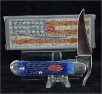 Case XX Blue Russlock Pocket Knife 61953 L