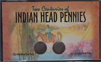 Indian Head Pennies; Two Centuries Set