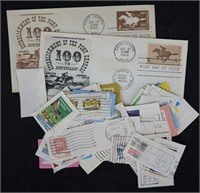 U.S. Stamps & Pony Express Envelope/ Cover