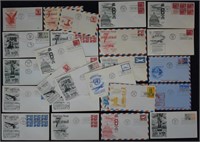U.S. Stamp Airmail Covers/ Envelopes; Mint Cond.