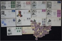 Washington & Lincoln Stamps / Envelopes;