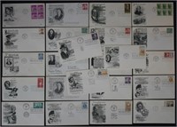U.S. Stamps Famois Americans Envelopes; Mint Cond.